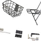 Basket Black Front Sturdy Construction Aluminum Alloy Large Capacity Accessories Cargo Container for Pet Transport