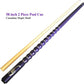 58" Pool Cue Stick,13mm 2-Piece Maple Hardwood Ergonomic Design Billiard Cues Kit,19/20/21oz