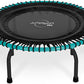 JumpSport 350 PRO Indoor Heavy Duty Fitness Trampoline, 39-inch | 36 Premium EnduroLast 4 Elastic Cords | Customized Bounce with 7 Settings | 300 lb Wt. Rating | 60-Day Free Trial to 350+ Videos