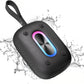 Waterproof Shower Bluetooth Speaker, Durable & Portable with Clear Sound, Ideal for Shower, Pool, Beach & Kayaking, BT 5.3 –Black