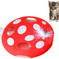 Interactive Cat Toy Automatic Mushroom - Whack-a-Mole Game with Rotating Feathers for Indoor Cats, Hide & Seek Rechargeable Toys Boredom Relief Adult Kittens, Safe Chew Proof Design (Red)