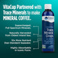 VitaCup Mineral Coffee with Trace Minerals, Hydrate, Replenish & Restore w/All Natural Sea Minerals, Electrolytes, Organic Coffee, Single Origin, Medium Dark Roast, Ground Coffee, 3 Bags 10oz Each