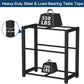 20-29 Gallon Aquarium Stand with Power Outlet & 2 Storage Drawers, Heavy Duty Metal Frame Fish Tank Stand with Waterproof Mat, 30.7" L*15.7" W Tabletop, 550LBS Capacity, Black