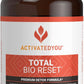 ACTIVATEDYOU Total Bio Reset- Detox Formula for Cleansing & Flushing Digestive System for Radiant Skin & Sustained Energy w/Chlorella, Kiwi Fruit, and Dandelion Root (60 Capsules)