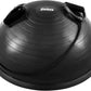 ZELUS Balance Ball Trainer with Resistance Bands and Foot Pump, Inflatable Yoga Ball for Home Gym Workouts, 23 Inch Exercise Half Ball for Balance Training Core Strength Fitness More, 330lb Cap