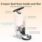 Automatic Cat Feeder - 5L Anti-Clog Cat Food Dispenser with Freshness Preservation, 1-6 Meals/Day, Programmable Portions, 10s Voice, 180-Day Battery Life, Auto Pet Feeder for Multi Cats and Dogs