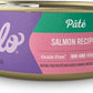 Halo Purely For Pets Halo Indoor Wet Cat Food, Grain Free, Salmon Pate, 5.5 Ounce (Pack of 12)
