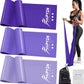 Resistance Bands, Exercise Bands, Physical Therapy Bands for Strength Training, Yoga, Pilates, Stretch Elastic Band with Different Strengths, Workout Bands for Home Gym