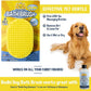 Bodhi Dog Shampoo Brush - Pet Grooming & Bath Supplies for Dogs and Cats - Bath Brush for Long & Short Hair - Premium Scrubber for Shower, Bathing & Massage (One Pack, Yellow)