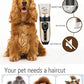 Pet Grooming kit, Professional Rechargeable Cordless Dog Grooming Clippers Kit Low Noise Electric Hair Trimming Clippers Set with Comb Guides, Stain Steel Scissors, Nail Kits and Popular groomi