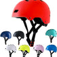 Bike Helmet 3 Sizes for Teenager Kids Youth Adults,Bavilk Skateboard Helmet Adjustable Multi-Sport Bicycle Cycling Scooter Roller Skate Inline Skating Rollerblading for Girls Boys Women Men Teen