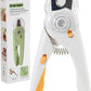 Pet Nail Clipper with Light for Cats & Small Dogs Puppies, Ultra Bright LED to Illuminate Nail Bloodline to Avoid Over Cutting, Extra-Sharp and Durable Cat Claw Trimmer with Nail File (White)