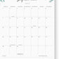 Jotsome Wall Calendar 2025-2026, Large Academic Monthly Calendar From July 2025 to December 2026 11"x17", Aesthetic Wall Decoration in Home and Office for Easy Organizing