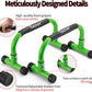 Push Up Bar, Parallettes Bars For L-sit & Dip, Heavy-Duty No Wobbling Parallel Bars Stand For Handstands, Full Planche, Calisthenics, 9.5in High Workout Stands for Home Fitness Training