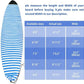 UCEDER Surfboard Sock Cover,Lightweight Stretch Board Bag for Sun Protection,Foldable Surfboard Sock Sleeve Perfect for Travel and Transportation