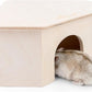 Niteangel Birch Chamber-Maze Hamster Hideout - Small Pets Woodland House Habitats Decor for Hamster Mice Gerbils Mouse