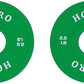 2-Inch Olympic Bumper Plates, Perfect Weight Plates for Weightlifting and Strength Training, Multiple Weights Available