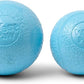 WEST PAW Boundr Ball Dog Fetch Toy – Bouncing Toys for Dogs, Fetch, Catch, Chewing, Play – Floatable, Recyclable Balls – Small Aqua Blue/Dandelion Yellow 2-Pack