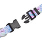 Mercano Adjustable Dog Collar - Special Design Patterns, Soft Nylon Comfortable Durable Pet Collar for Small Medium Large Dogs (S, Floral Purple)