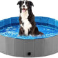 Jasonwell Foldable Dog Pet Bath Pool Collapsible Dog Pet Pool Bathing Tub Kiddie Pool Doggie Wading Pool for Puppy Small Medium Large Dogs Cats and Kids 39.5" Grey