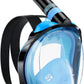 W WSTOO Full Face Snorkel Mask Adults,Suitable for Beginners Dry Top Snorkeling Gear,Can Your Mouth or Nose to Breathe,180 Degrees Panoramic View,Anti-Fog Anti-Leak,Summer Travel and Vacationing Gifts