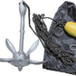 ISURE MARINE 1.5kg/3.5 lbs Boat Anchor ，Kayak Fishing Galvanized Anchor kit， Folding Anchor System for Kayak Canoes Accessories