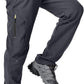 Toomett Men's hiking Snow Pants Skiing Winter Insulated Fleece lined Outdoor Water Repellent camping,walking,fishing