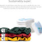 Pet Parents® Washable Dog Diapers (3pack) + Extendrs® of Durable Doggie Diapers, Premium Dog Diapers Female (Small, Samba)