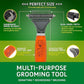 GoPets Grooming Kit Bundle with 2 Sided Dematting Comb and Deshedding Rake + Nail Clipper for Dogs and Cats Includes Nail File and Trimmer