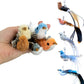 Leo's Paw Interactive Bird Simulation Cat Toy Set Realistic & Colorful with Feathers & Bells on Wand Stimulating Real-Life Flying Bird Impression for Hunting Exercise & Play (Replacement Birds 5 PCS)