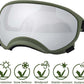 Medium Dog Sunglasses with Adjustable Strap UV Protection, Winproof Dog Puppy Sunglasses, Suitable for Medium Dog Pet Glasses, Dogs Eyes Protection,Soft Dog Goggles