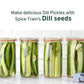 HANDPICK Dill Seeds (397g/14oz) Non GMO, Gluten Free, 100% Raw, Sourced from India, For Cooking, Drinks, Packed in Resealable Ziplock Pouch | For Pickling