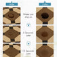 AMOAMI Coffee Mat Hide Stain Rubber Backed Absorbent Dish Drying Mat for Kitchen Counter - Fits Under Coffee Maker or Machine - 16X24