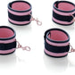 6pcs Black PU Adjustable Straps Sports Training Fitness Gear Home Yoga Set