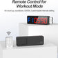 ANJANK Small Portable Gym Timer Clock, Strong Magnet, Workout Interval Timer with Powerful Battery, Stopwatch, Remote Control, Adjustable Brightness, Fitness Digital Timer for Home/Garage/Boxing