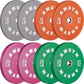 2 Inch Bumper Plates，10-500lbs，Barbell Rubber Olympic Weight Plates Set for Home Gym, Strength Training & Weight Lifting, Multiple Options Colors