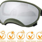 Winproof Large Dog Sunglasses with Adjustable Strap, UV Protection, Soft Goggles for Medium-Large Dogs