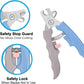 Pet Nail Clipper,Dog Nail Trimmers Safety Guard to Aviod Over Cutting,Puppy Cat Claw Trimmer,with Free Dog Comb Nail File, Sharp Grooming Clipper, Great for Thick Toenail, Blue