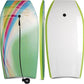 Body Board Lightweight with EPS Core, HDPE Slick Bottom, Leash & Adjustable Wrist Rope, Great Surfing for Kids and Adults