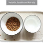 Hoki Found Silicone Pet Food Tray - High-Lips Dog Cat Bowl Mats - Waterproof Dog Cat Food Mats - Colors: Cream Brown