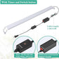 HITOP Full Spectrum LED Aquarium Light – 32-40" Classic Fish Tank Light with Timer, Aquarium Plant Light with Stable Extendable Brackets (32-40in)