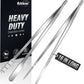 16 Inch long Kitchen Tweezers - 2 Pack large Tweezer Tongs for Cooking, Heavy Duty Stainless Steel Heat Resistant 600°F Food tweezers, Dishwasher safe