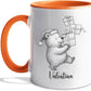 Cute Bear Animal Coffee Cup, Personalized Bear Lover Accent Mug Gift For Men Women Birthday Christmas, Customized Name Animal Coffee Mug Gift For Daughter Son Kids Child, Bears White Teacup 11 15 Oz