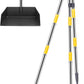 Niubya Pooper Scooper for Dogs, Metal Poop Scooper Tray Spade and Rake Set, Poop Scoop with Adjustable Long Handle, Dog Pooper Scooper for Pet Waste Removal
