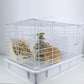 Pet Cage Liner Protection, Rabbit Cage Plastic Panels, 18 PCS Cage Urine Guard for Rabbit, Guinea Pig, Hamster, Hedgehog, Chinchilla, Ferret, Bunny - Transparent, 11.8"x5.9"