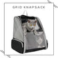 Texsens Innovative Traveler Bubble Backpack Pet Carriers for Cats and Dogs (Black)
