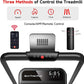 RHYTHM FUN Incline Foldable Treadmill, Walking Pad Treadmill with Incline, 300 lbs Portable Treadmills with Handles for Home Office Use, Under Desk Compact Walking Pad