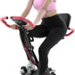 BARWING Stationary Exercise Bike for Home Workout, 5 IN 1 Foldable Indoor Cycling Bike for Seniors, 350LB Capacity, 16-Level Magnetic Resistance, Seat Backrest Adjustments