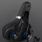 Bicycle Seat Replacement, Bike Seat for Men and Women, Comfort Wide Bike Saddle Memory Foam Padded Soft Bike Seat Cushion Compatible with Peloton, Mountain, City Bikes, Indoor Exercise Bikes