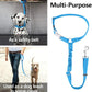 Plutus Pet Dog Seat Belt for Car Headrest, Reflective and Adjustable Restraint with Elastic Bungee for Safety, Vehicle Seatbelt Harness for Small Medium Large Dogs and Cats